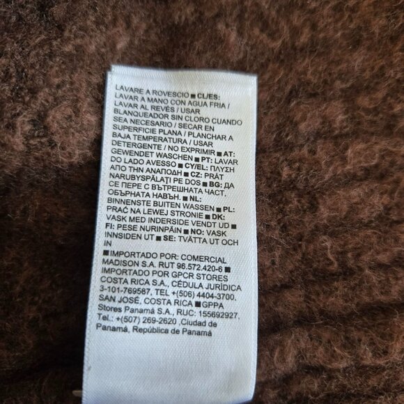 Athleta Womens Layover Crew Sweater Brown Merino Wool Blend Size Medium - Picture 14 of 15